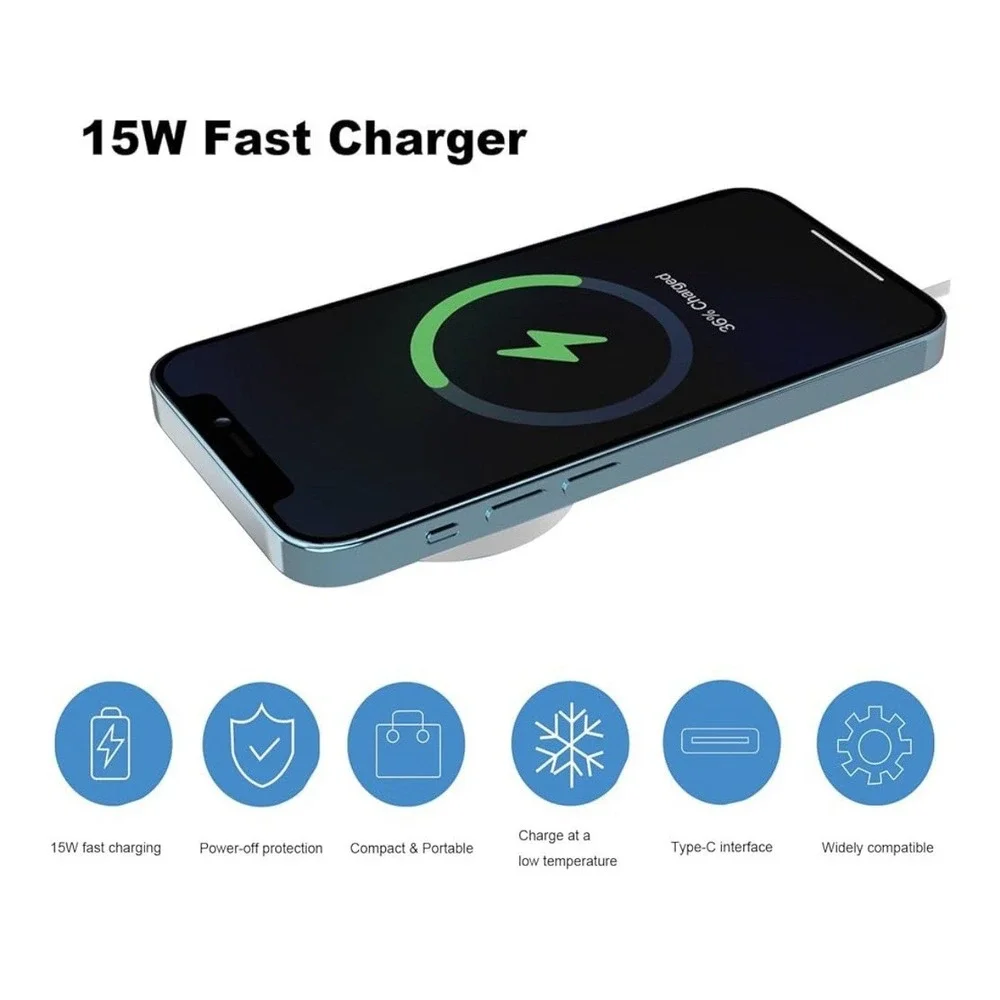 🔋 15W Magnetic Wireless Charging Pad – 3-in-1 Fast Charger! 🔋